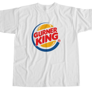 Gurner King Humor Parody White T-Shirt
