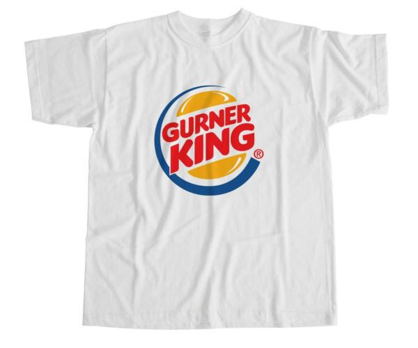 Gurner King Humor Parody White T-Shirt